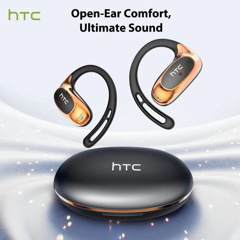 NE35 Open-Ear Bluetooth Earphones | Ear Hooks & Charging Case | Braviixx