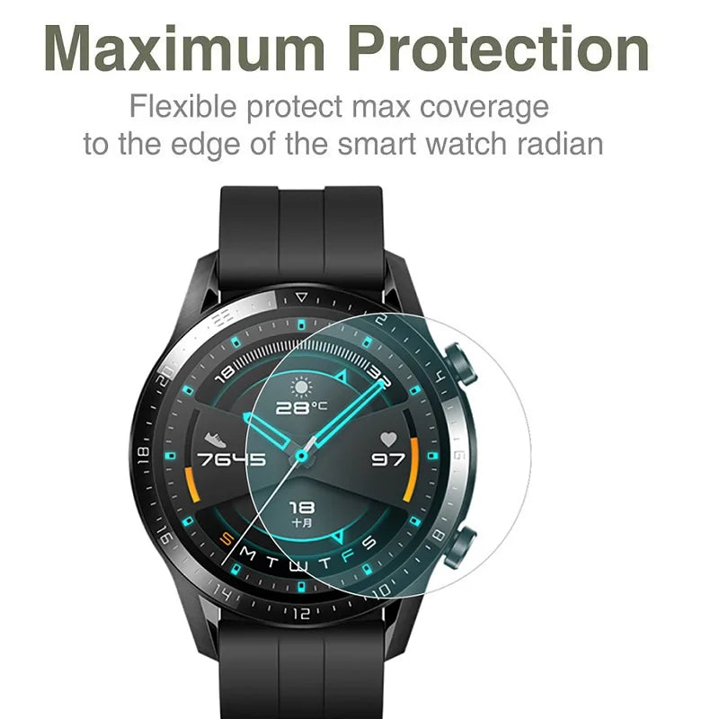 Smart Watch Screen Protector Film | Ultra-Thin Hydrogel Protection for 30–46mm Watches | Braviixx
