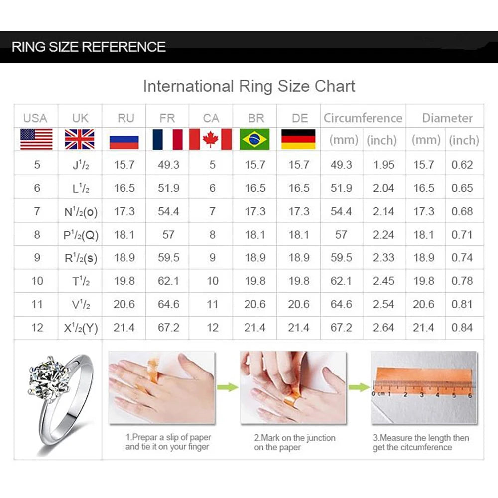 Women's Sterling Silver Moissanite Band Ring | 3 mm Stones | Braviixx