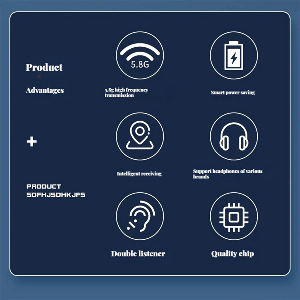 5.8GHz A002 Wireless In-Ear Monitor System | Braviixx