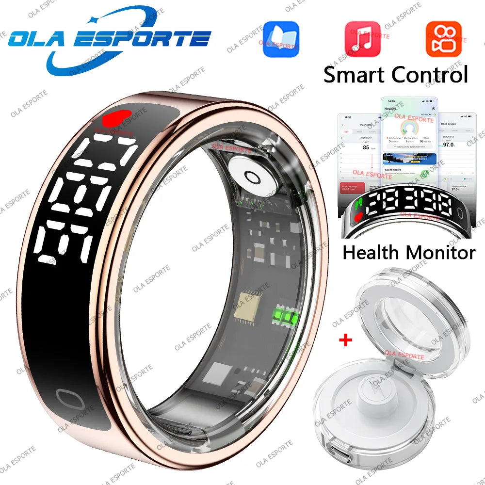 Touch-Display Smart Ring with Activity & Sleep Tracking | Braviixx