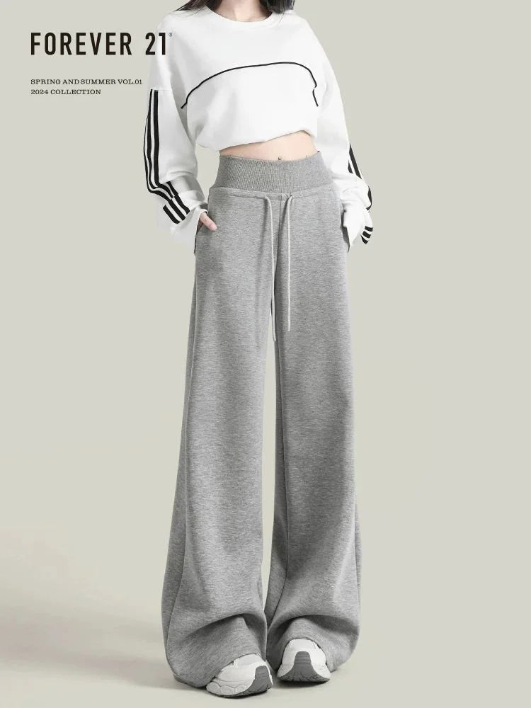 Women's High-Waist Wide-Leg Pants | Drawstring Waist & Pockets | Braviixx