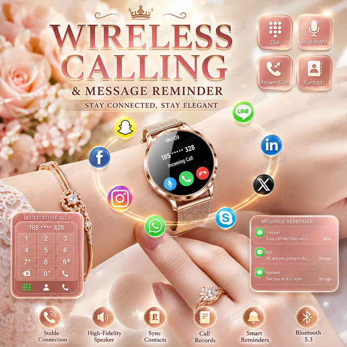 1.32" AMOLED Smart Watch with Bluetooth Calling & 100+ Sports Modes | Braviixx