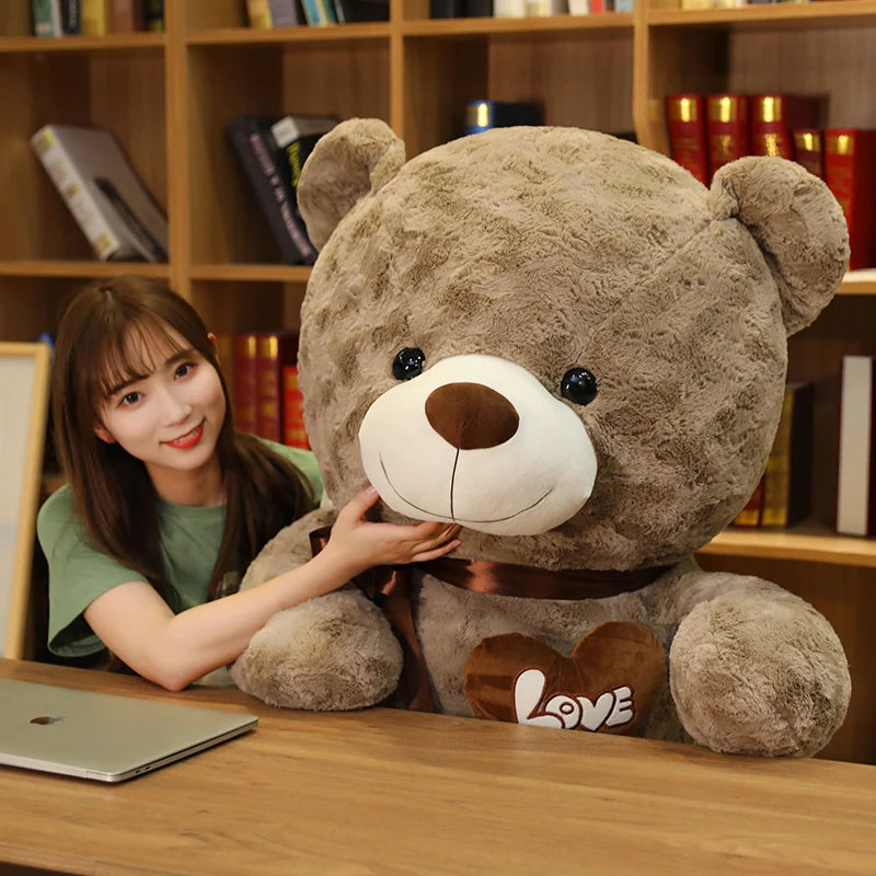 Large 60cm Teddy Bear Plush Pillow | Love Gift | Braviixx