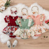 Baby Girls' Floral Bow Summer Dress | Short-Sleeve Outfit | 0–18M | Braviixx