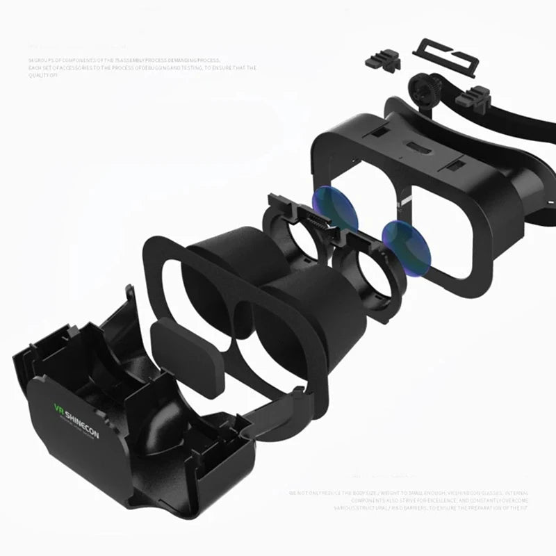 3D VR Glasses for Smartphones | Virtual Reality Headset with Controller Bundles | Braviixx