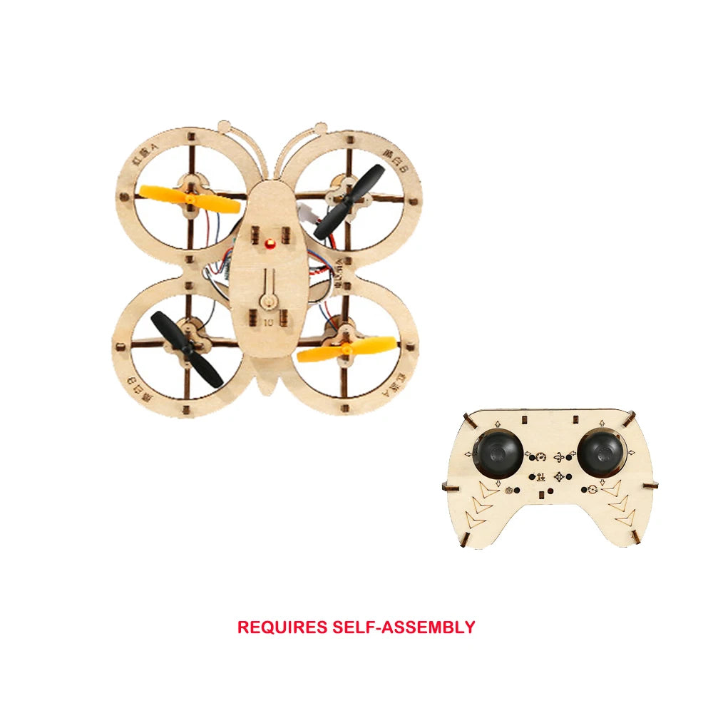 Wooden DIY Remote Control Drone Kit | Braviixx