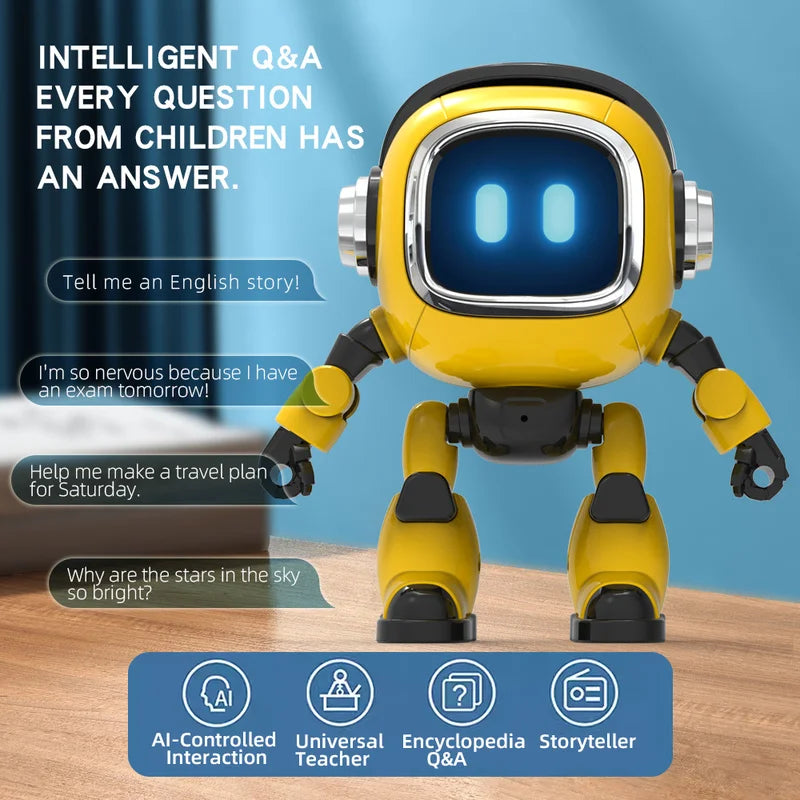 AI Interactive Voice Controlled Companion Robot | Storytelling, Q&A and Learning Smart Robot | Braviixx