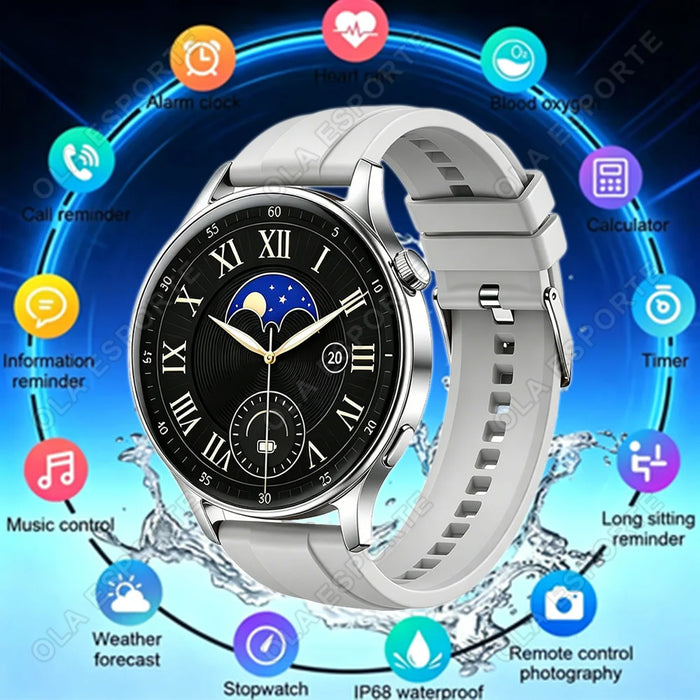 AMOLED Smart Watch with Voice Calling & 360×360 HD Display | Braviixx