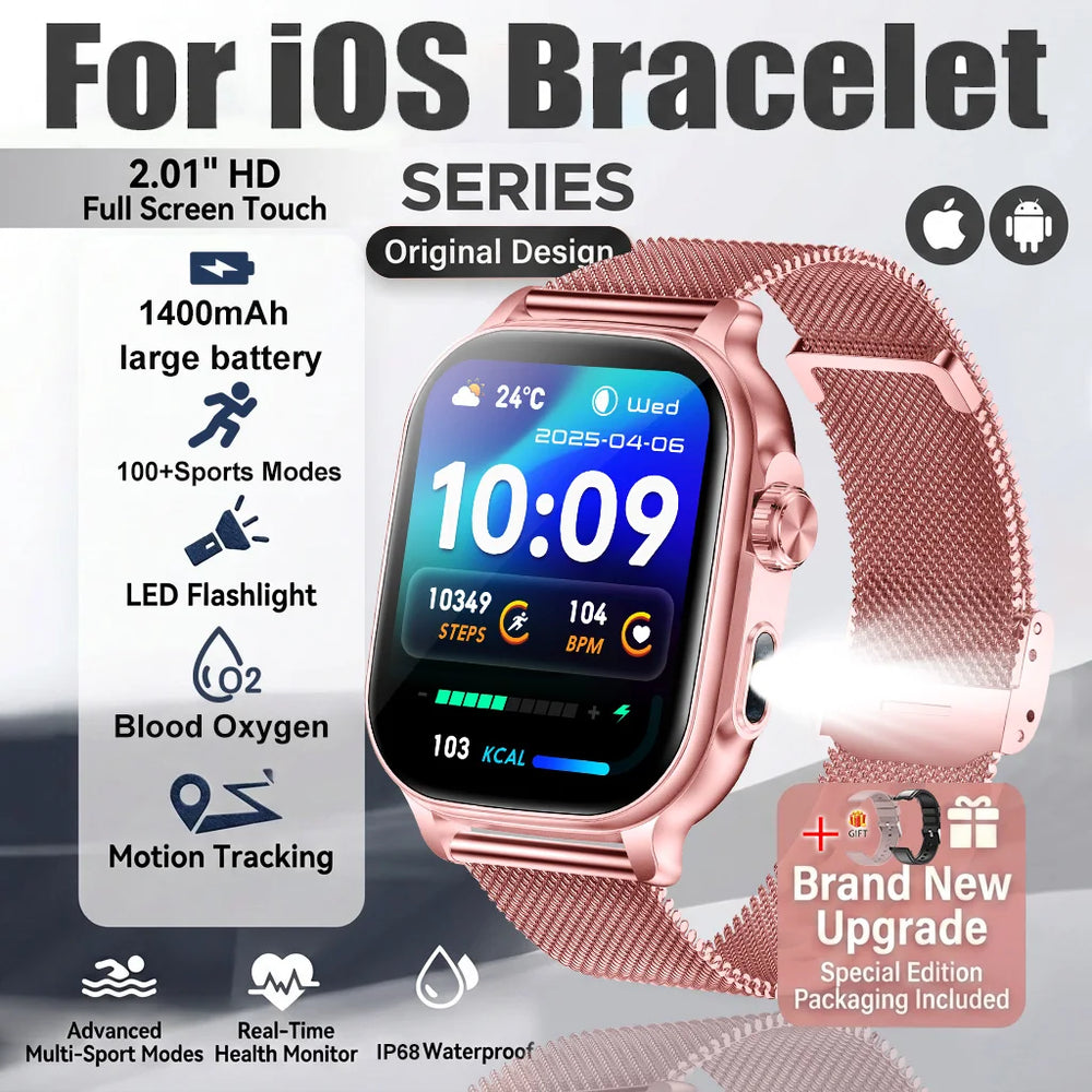 2.01-Inch Bluetooth Calling Smartwatch | Braviixx