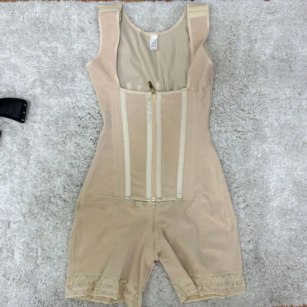 Colombian Faja Zip-Crotch Bodysuit | Firm Control | Braviixx