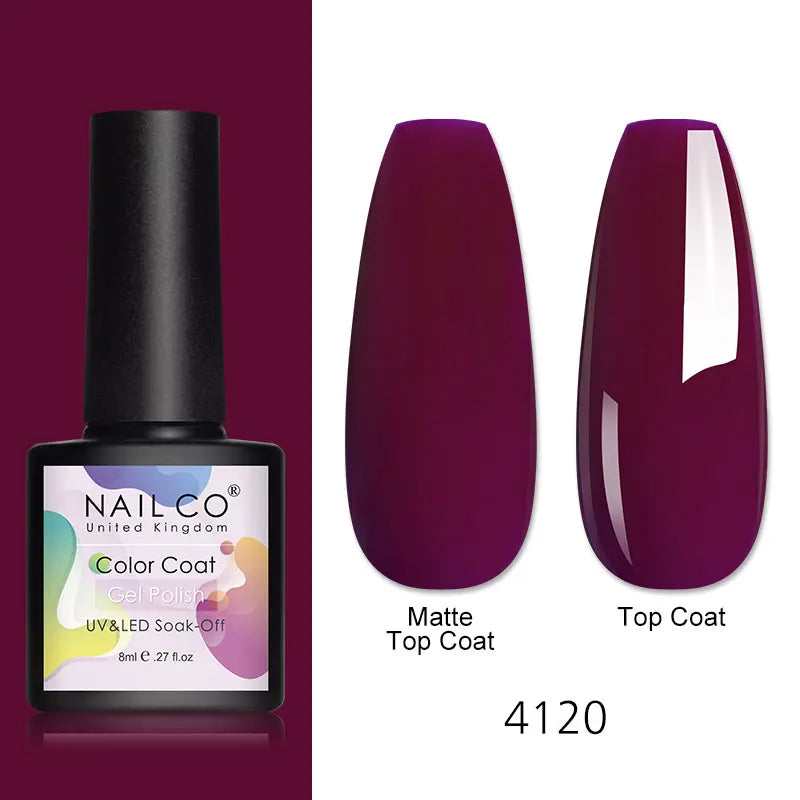 8ml UV/LED Gel Nail Polish | 112 Shade & Finish Options | Braviixx