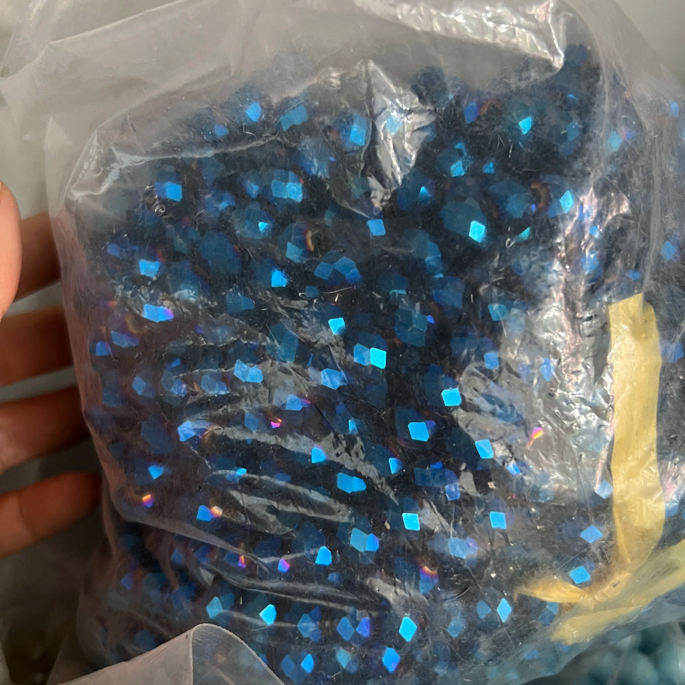 Women's Handmade Acrylic Crystal Bead Shoulder Bag