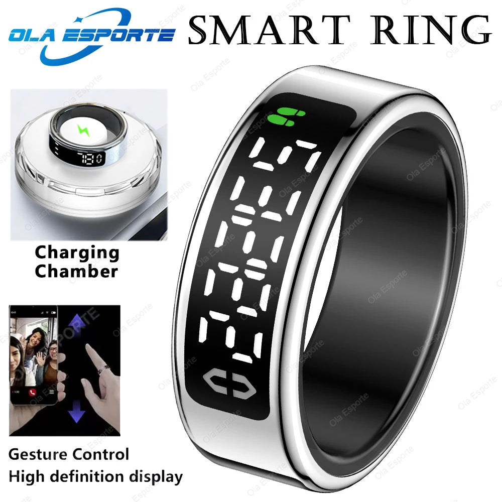 R12 Touch-Display Smart Ring with Wellness Tracking | Braviixx