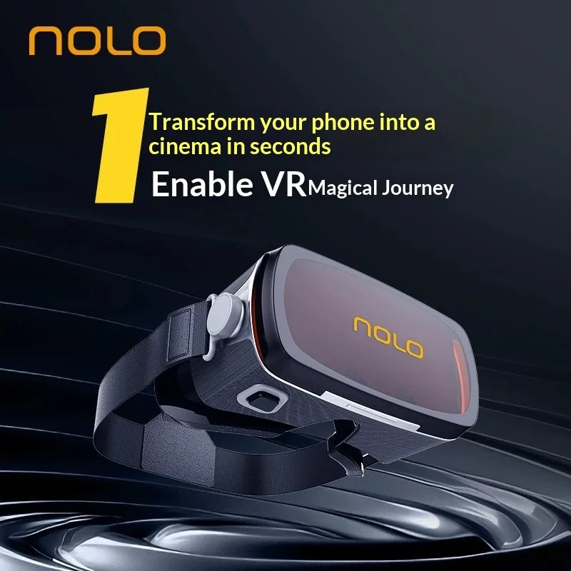 3D VR Headset with Bluetooth Headphones | Virtual Reality Glasses for Smartphones | Braviixx
