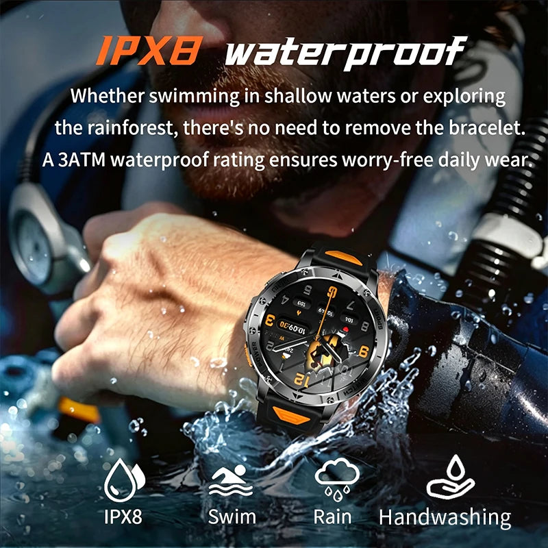 1.7-inch Rugged IPS Smart Watch | Braviixx