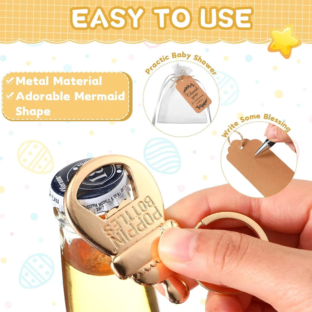 10-Pack Baby Shower Bottle Opener Favors | Braviixx