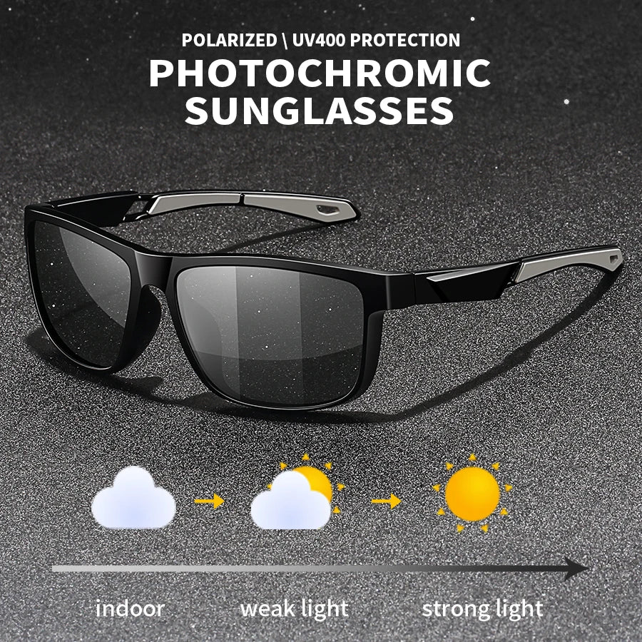Photochromic Polarized Sports Sunglasses for Cycling & Driving | Braviixx