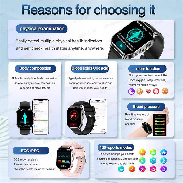 Smart Watch with HD AMOLED Display, Fitness Tracking & Call Function | Braviixx
