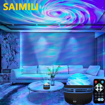 RGB Galaxy Projector Night Light, Remote Options | Braviixx