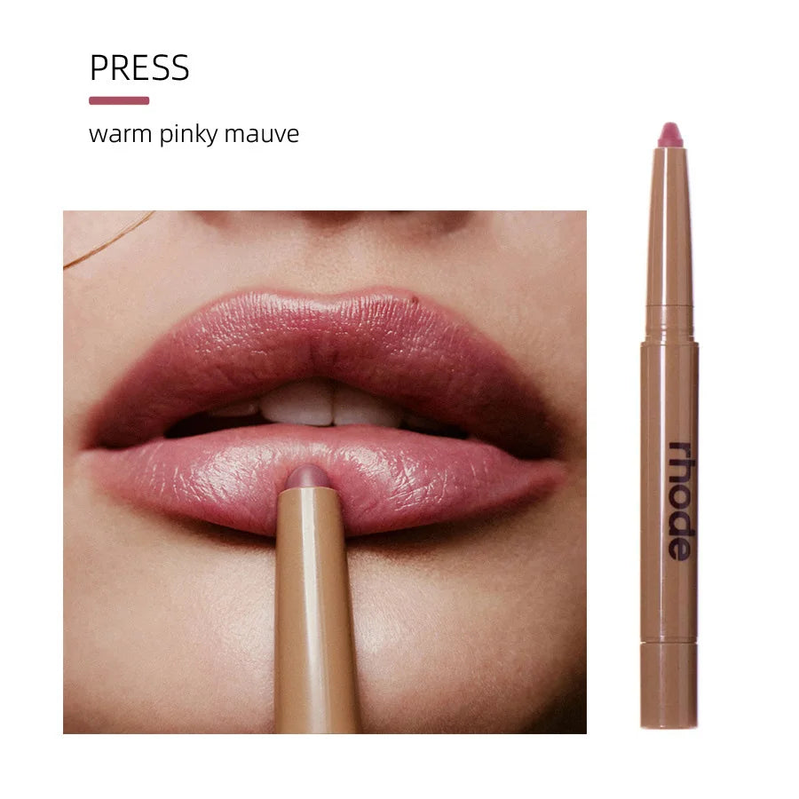 Rhode Skin Peptide Lip Shape Pen Lip Liner Long Lasting Lip Tint Pencil Pen Makeup Lipstick Powder Blusher Gloss Rouge Makeup