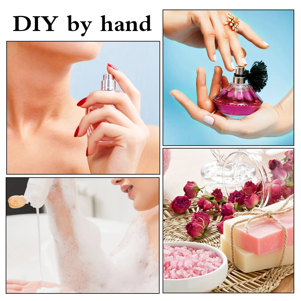 DIY Lip Gloss Kit | Matte Base, 12 Liquid Pigments & 12 Essence Bottles | Braviixx