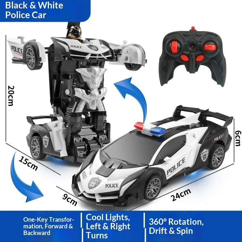 One-Click Transforming Remote Control Car | Braviixx