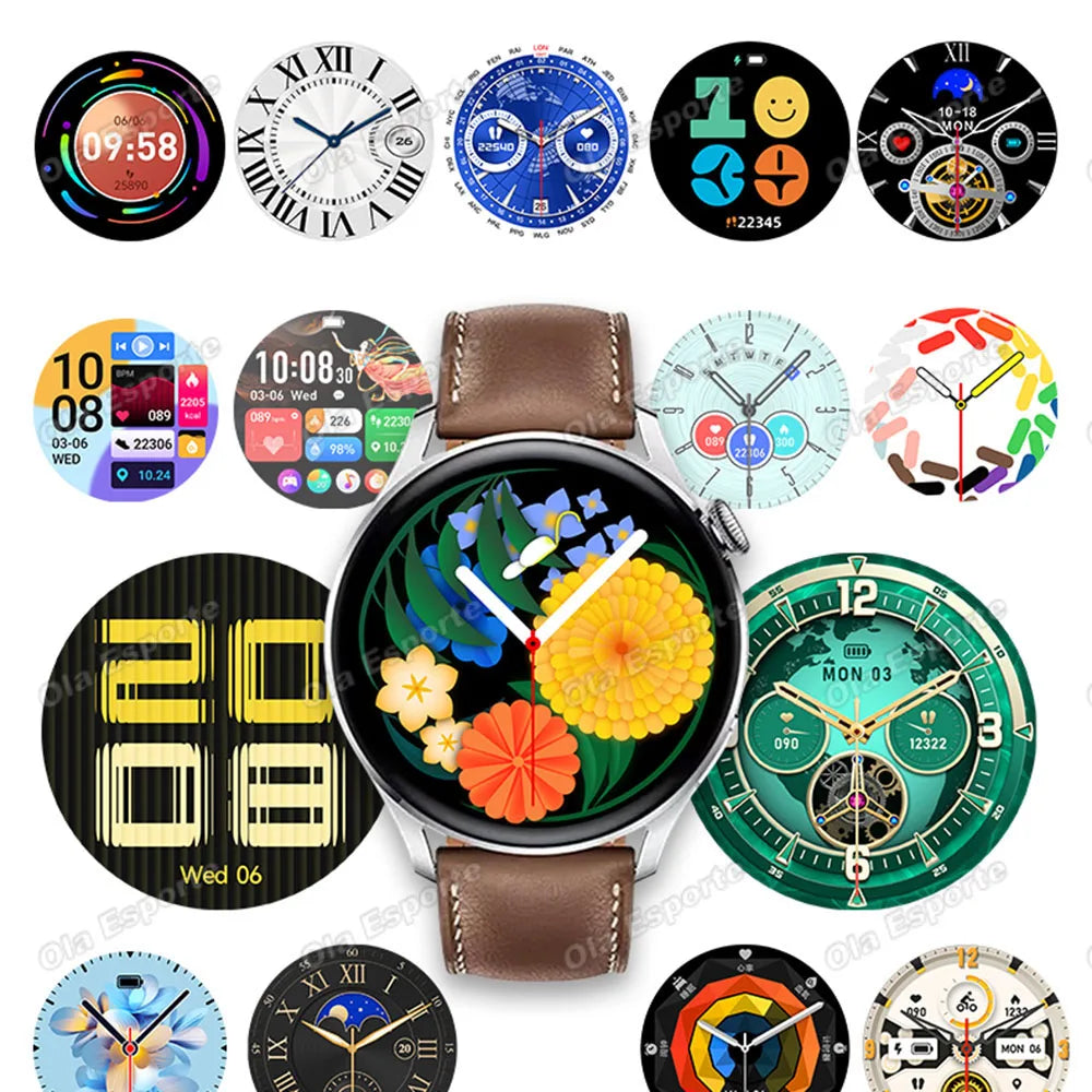 AMOLED Smart Watch with Voice Calling & 360×360 HD Display | Braviixx