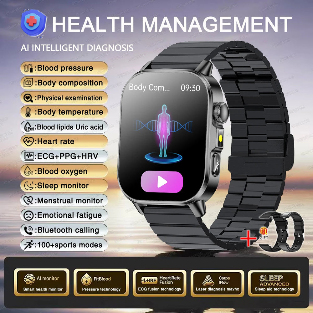 Smart Watch with HD AMOLED Display, Fitness Tracking & Call Function | Braviixx