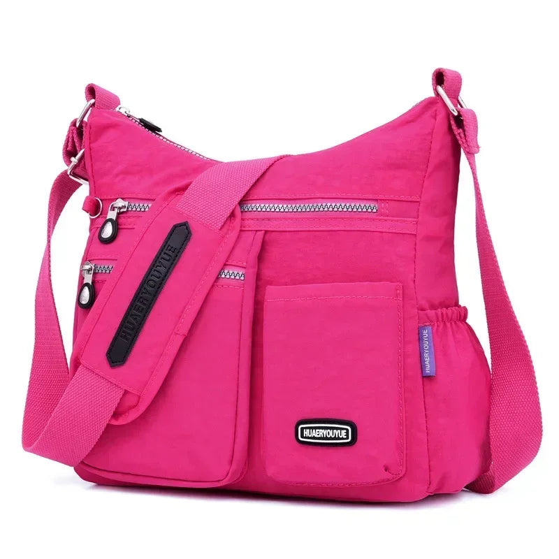 Multi-Pocket Crossbody Bag | Nylon | Braviixx