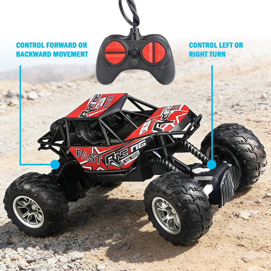 4-Channel Off-Road RC Car with Lights | Braviixx