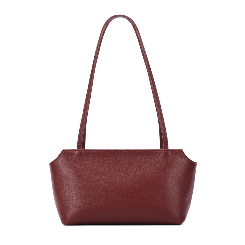 Mini Textured Shoulder Bag | Minimalist Zip Handbag | Braviixx