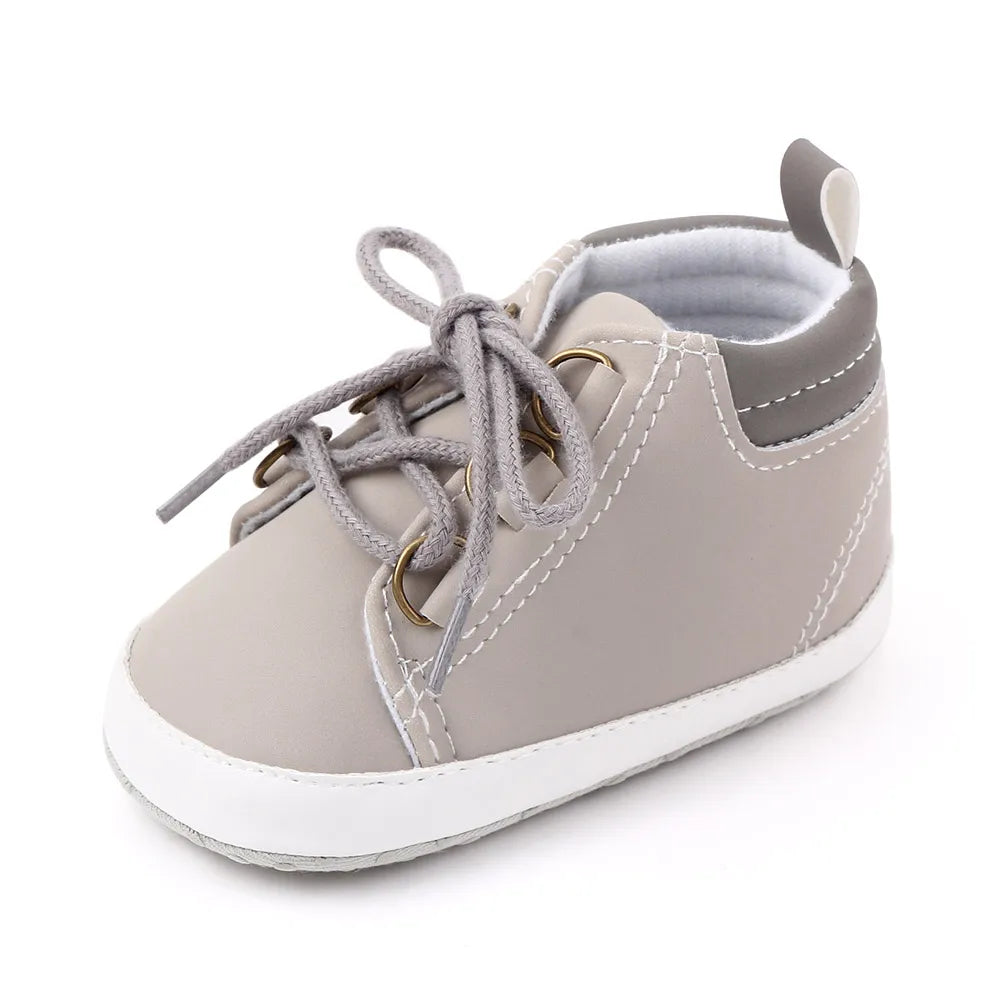 Above-Ankle Soft-Sole Baby Shoes | Braviixx