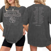 Pop Band 2026 Tour Concert T-shirts Women Men Short Sleeve 100% Cotton Washed Tshirts for Fan Gifts