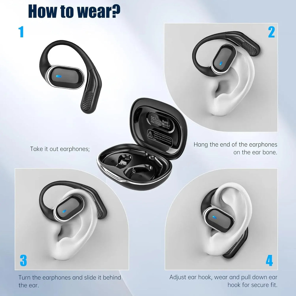 Open-Ear OWS Bluetooth Earphones | Braviixx