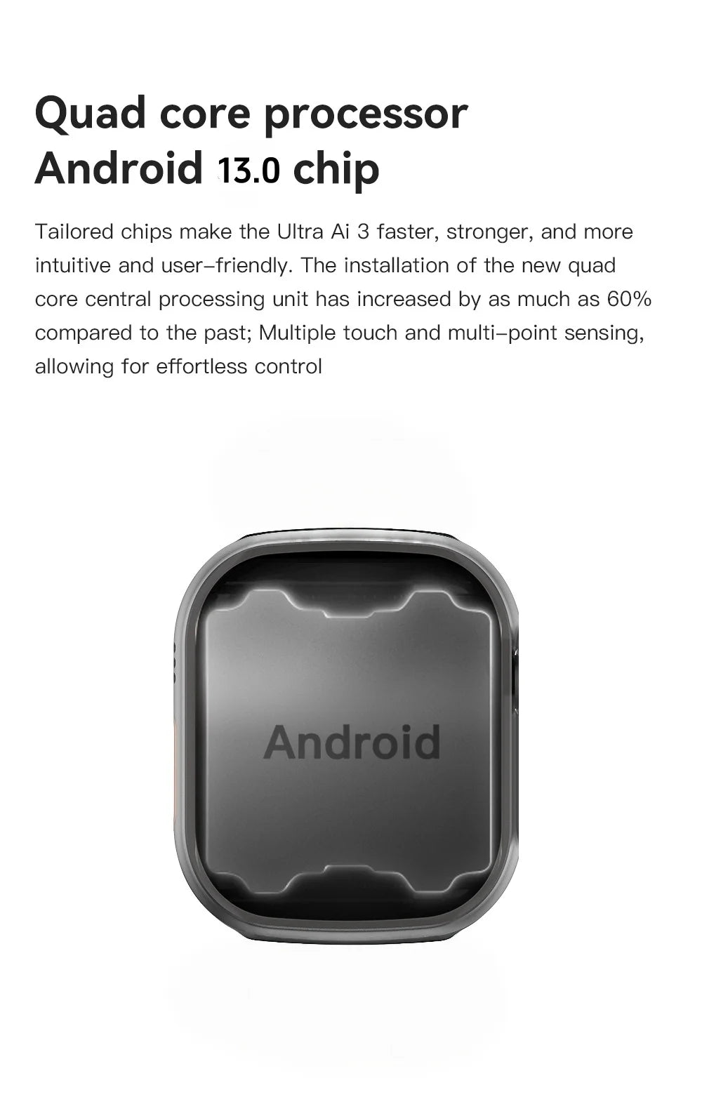 Ultra AI4 SIM Smartwatch | AMOLED Display & Rotating Camera | Braviixx