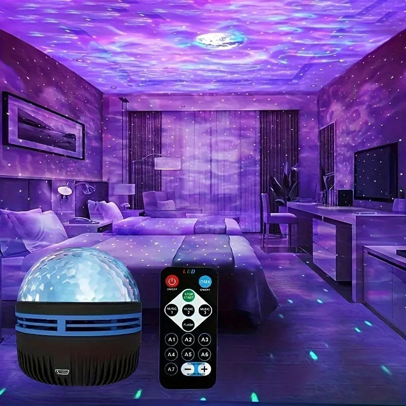 Northern Lights & Starry Sky Projector, Remote Options | Braviixx