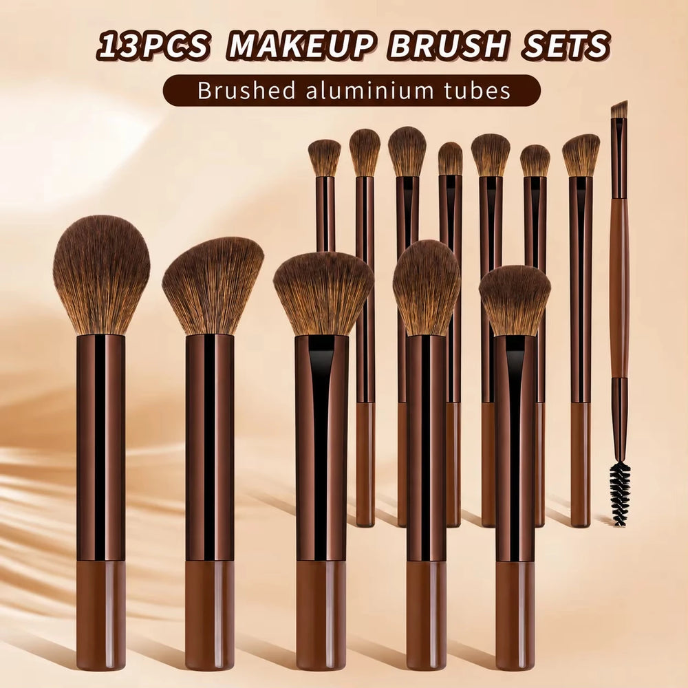 Makeup Brush Set | 13–22 Piece Options with Bag & Sponges | Braviixx