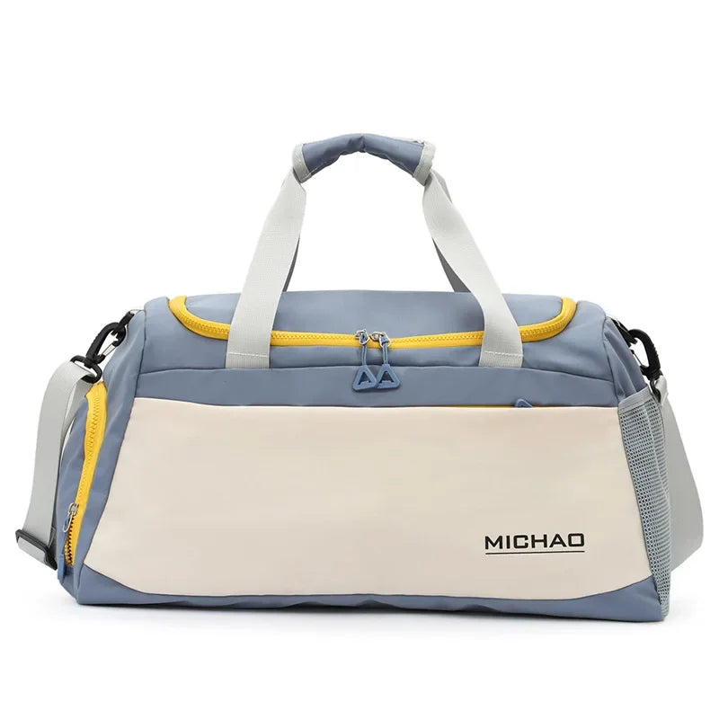 Colourblock Gym Duffel Bag | Separate Shoe Compartment | Braviixx