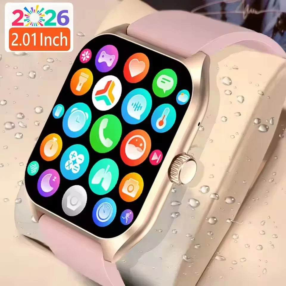 2.01" Bluetooth Smart Watch with Blood Oxygen & Pressure Monitoring | Braviixx