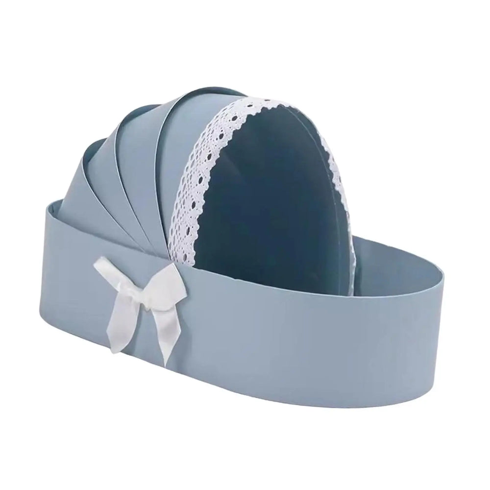 Cradle-Shaped Baby Shower Flower Gift Box | Braviixx