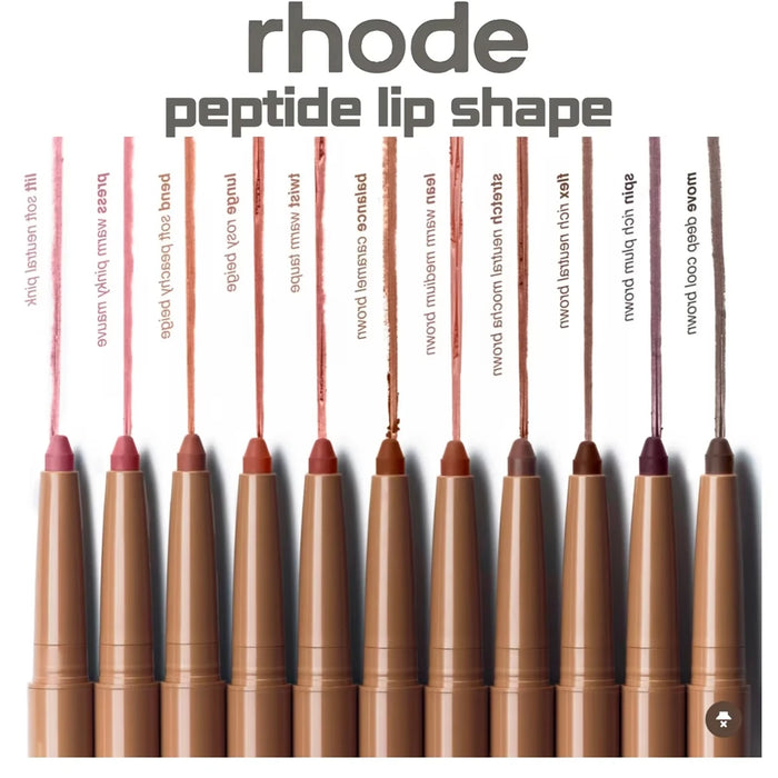 Rhode Skin Peptide Lip Shape Pen Lip Liner Long Lasting Lip Tint Pencil Pen Makeup Lipstick Powder Blusher Gloss Rouge Makeup