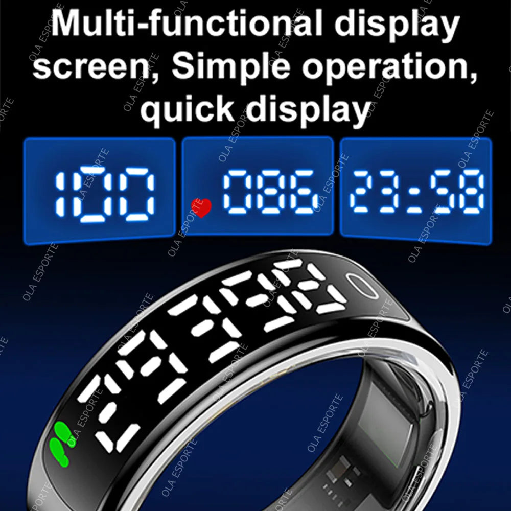 Touch-Display Smart Ring with Activity & Sleep Tracking | Braviixx