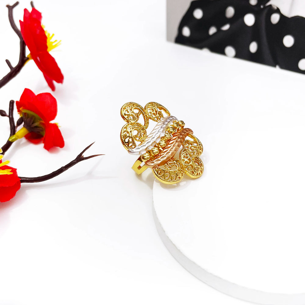 Four-Piece Necklace, Earrings, Bracelet & Ring Set | Braviixx