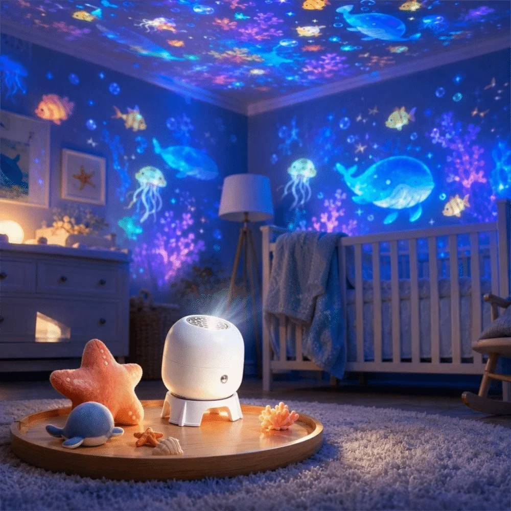 Ocean Projection Light | USB & Rotating Lamp Options | Braviixx