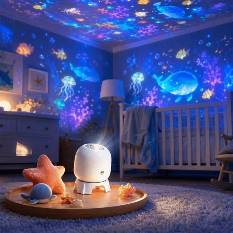 Ocean Projection Light | USB & Rotating Lamp Options | Braviixx