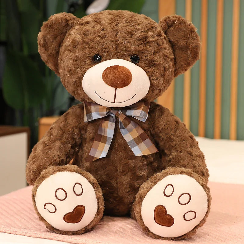 Classic Plush Teddy Bear with Bow Tie | 35–60cm | Braviixx