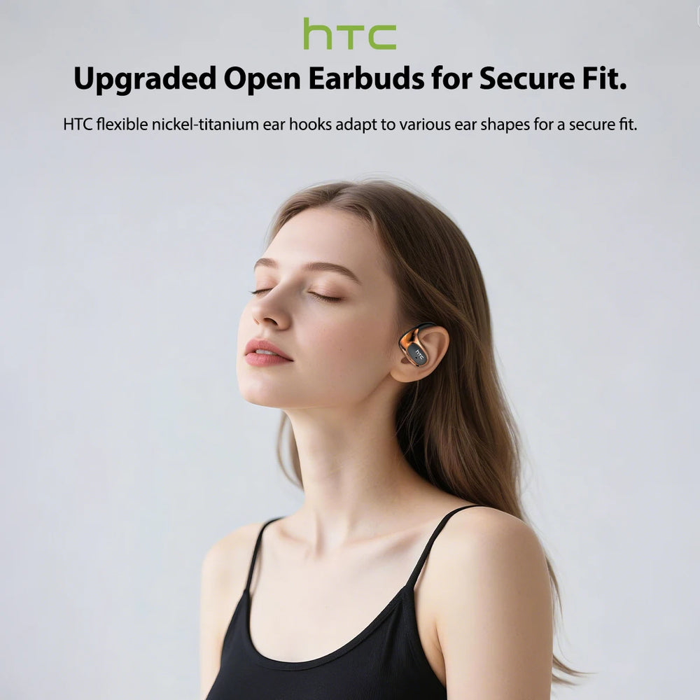 NE35 Open-Ear Bluetooth Earphones | Ear Hooks & Charging Case | Braviixx