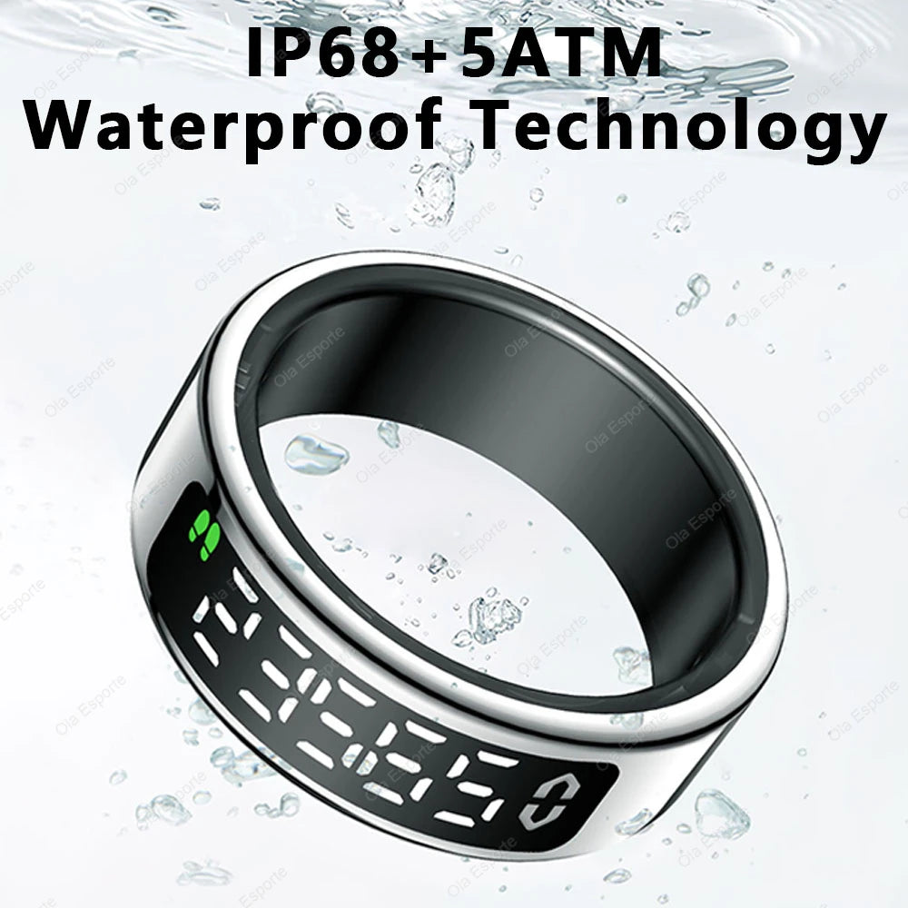 R12 Touch-Display Smart Ring with Wellness Tracking | Braviixx