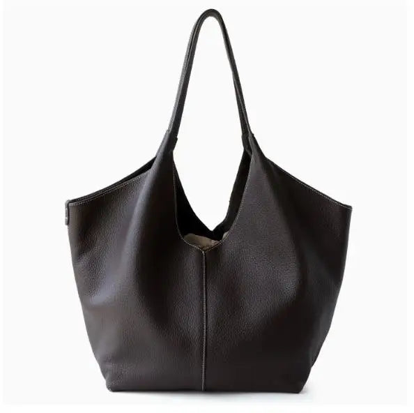 Soft Textured Tote Bag | Everyday Minimalist Handbag | Braviixx